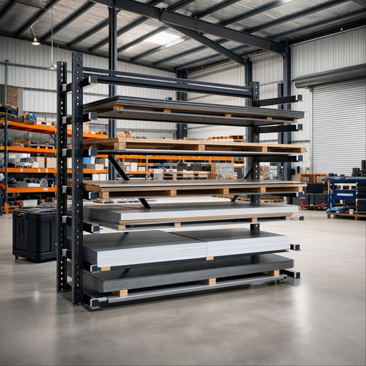 Multi Height Steel Sheet Storage Rack