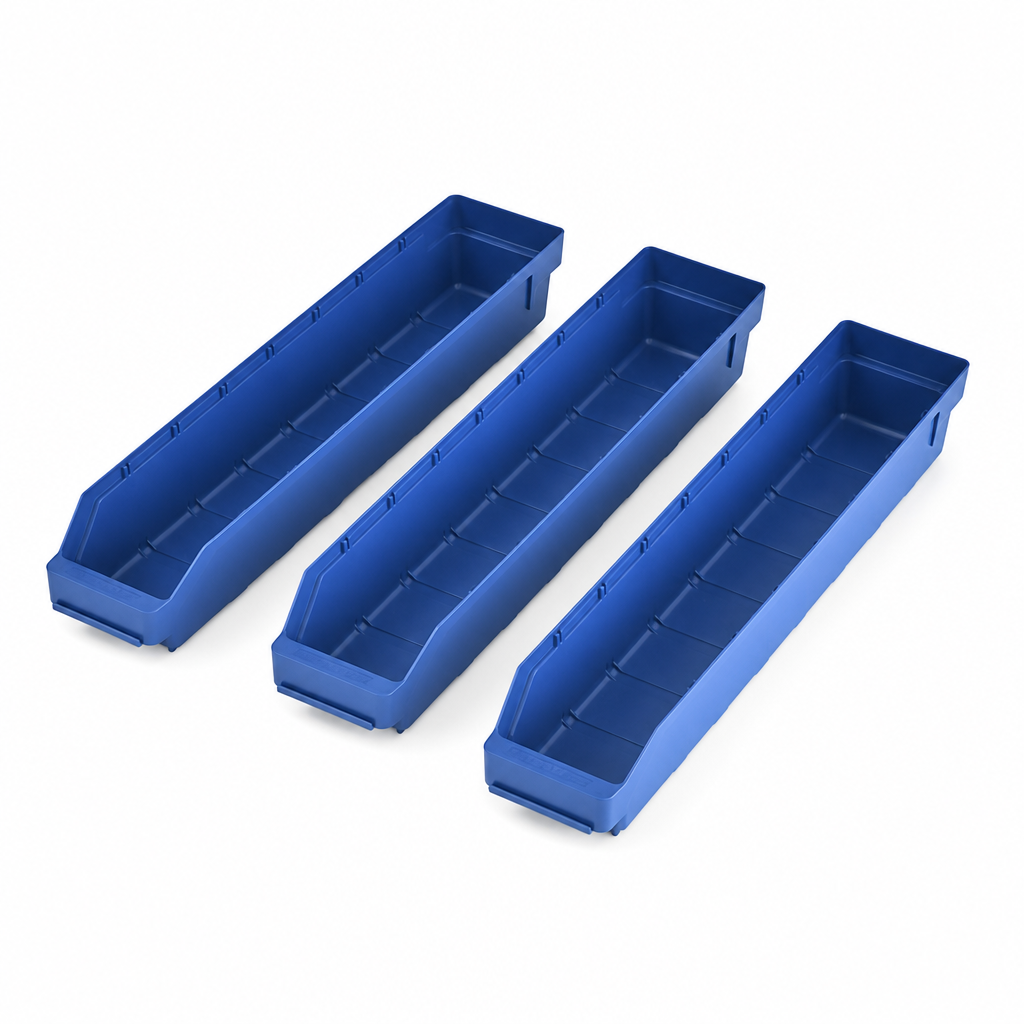 Multipack of 600mm Deep Component Storage Bins