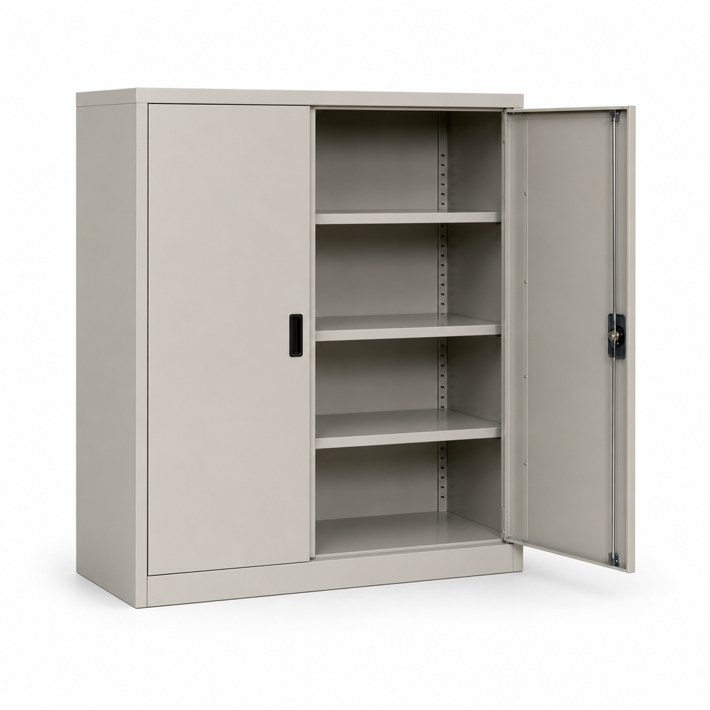 Multipurpose Metal Storage Cupboard 1060h x 1000w x 450d mm