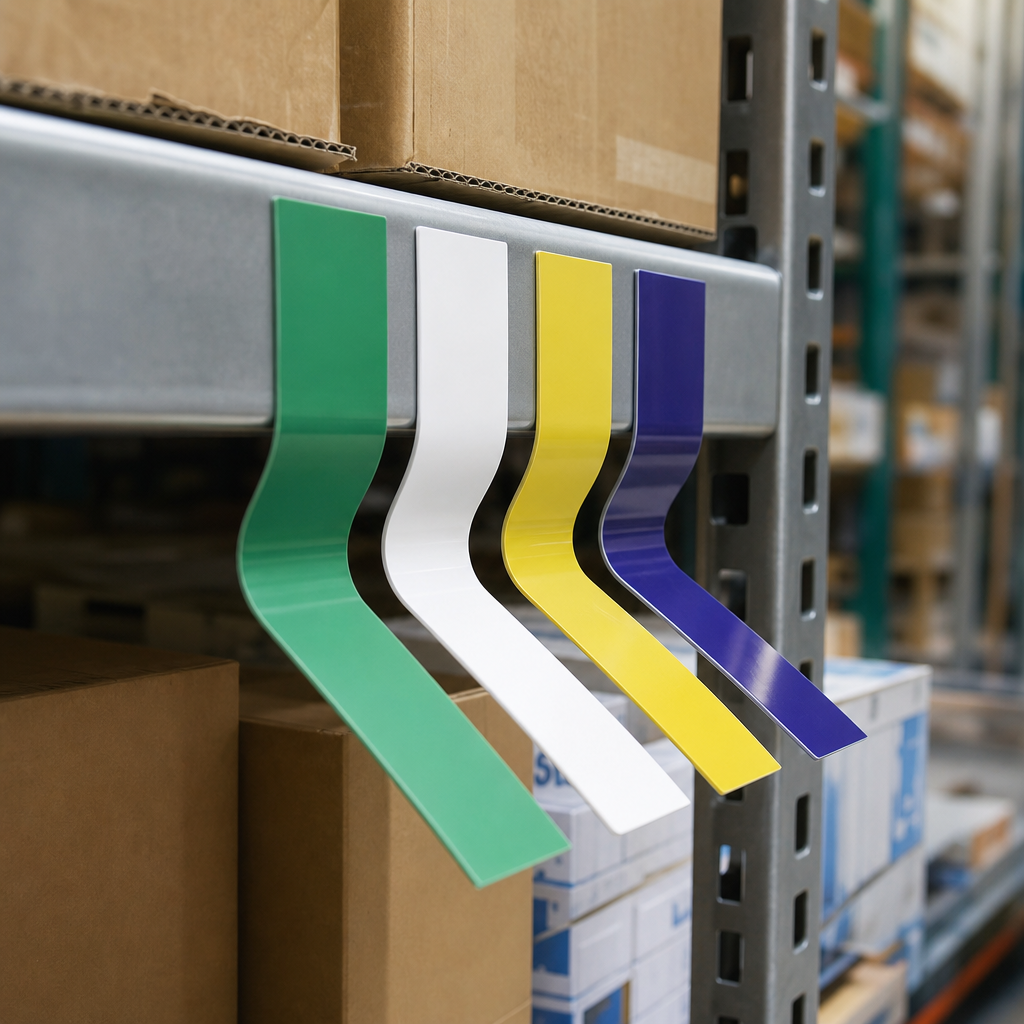 Narrow Magnetic Marker Strips for Shelving