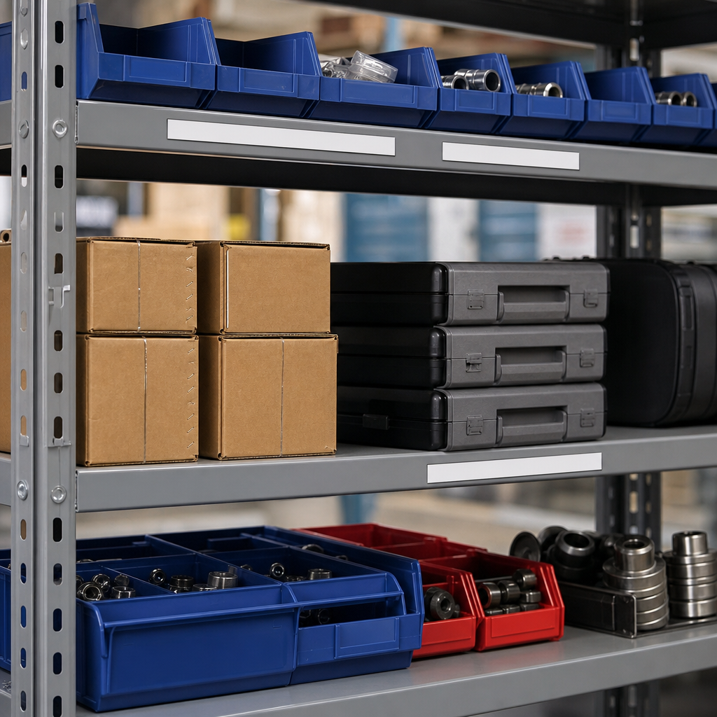 Narrow Magnetic Marker Strips for Shelving
