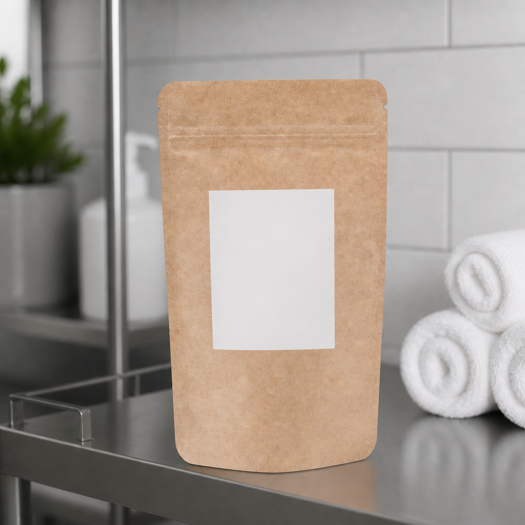 Biodegradable washroom cleaner sachets for commercial use, 20 pack