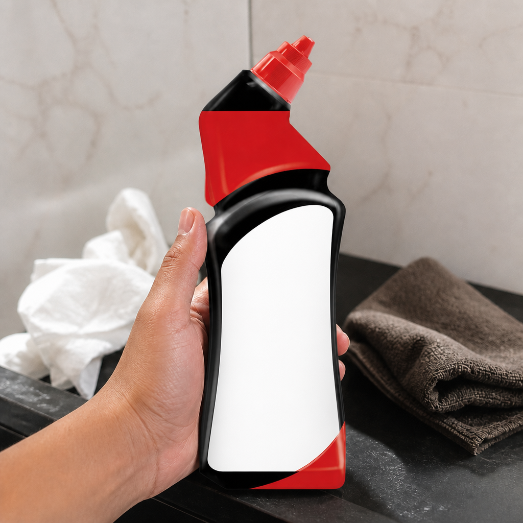 Commercial Toilet Cleaner 1L for limescale removal and disinfection