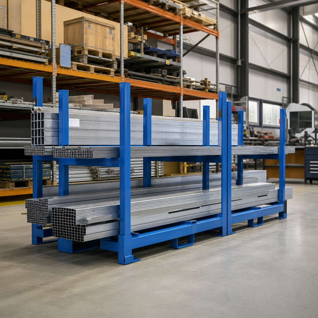 Nestable Stacking Stillage for Long Materials 3–6m