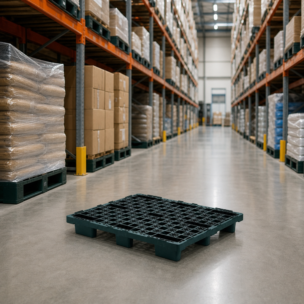 Nestable UK Standard Plastic Pallet 1200 x 1000mm
