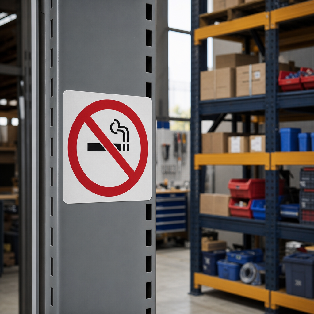 No Smoking Safety Sign – Vinyl, PVC and Aluminium Options