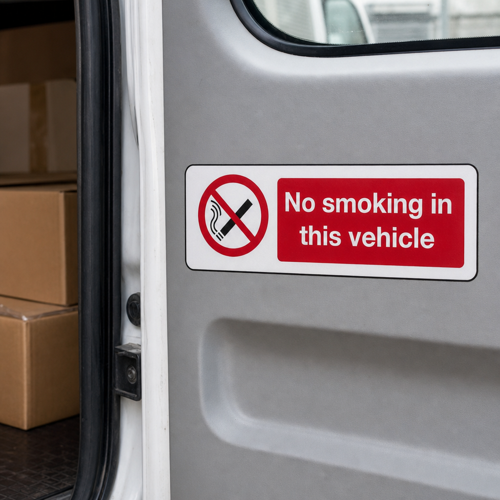 No Smoking Safety Sign – Vinyl, PVC and Aluminium Options