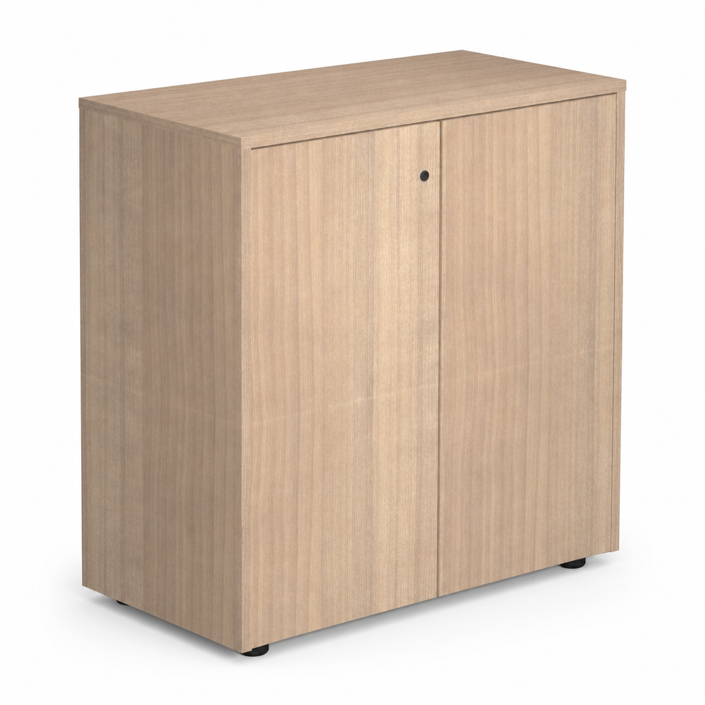 Office Cupboard with Swing Doors and Optional Glass Fronts