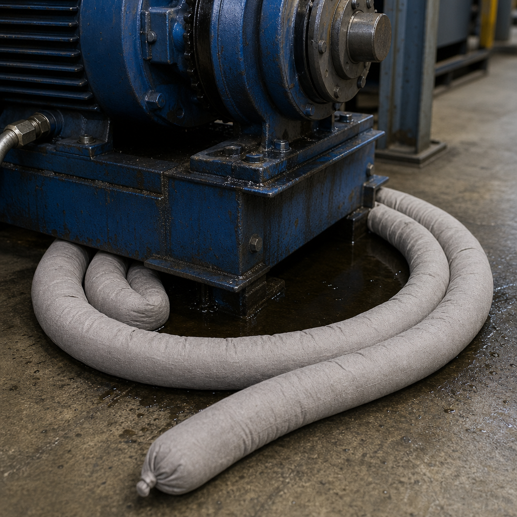 Oil and Chemical Spill Absorbent Socks