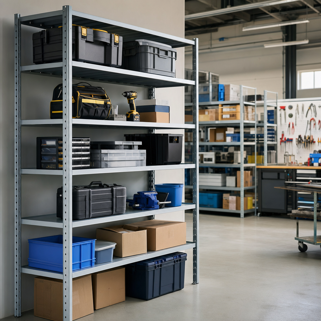Open Back Steel Shelving Starter Bays