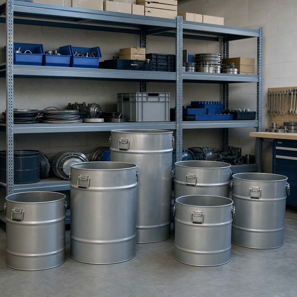 Open Top Heavy Duty UN Approved Storage Kegs 30L–220L