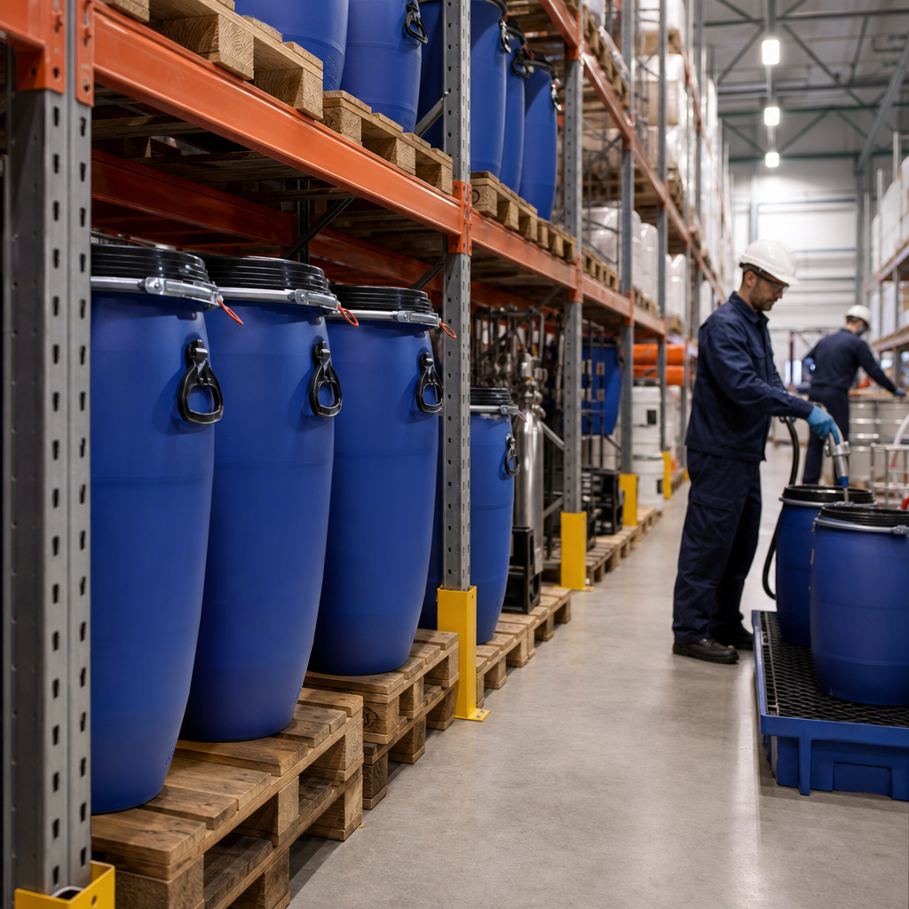 Open Top Heavy Duty UN Approved Storage Kegs 30L–220L