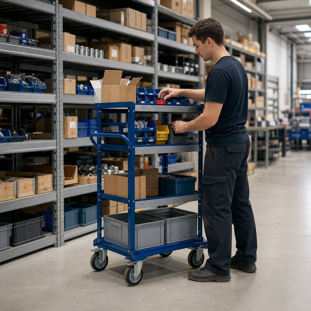 Optional Shelf for Merchandise Picking Trolley