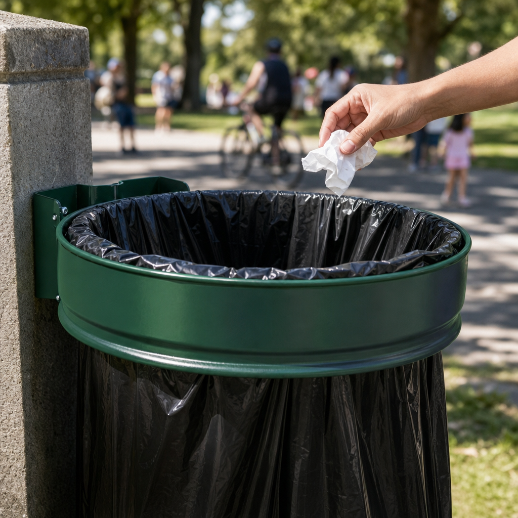 Outdoor Bin Liner Holder Accessory 110 Litre
