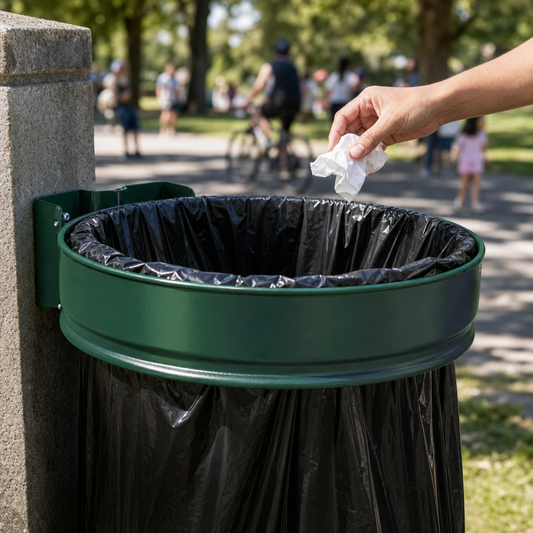 Outdoor Bin Liner Holder Accessory 110 Litre