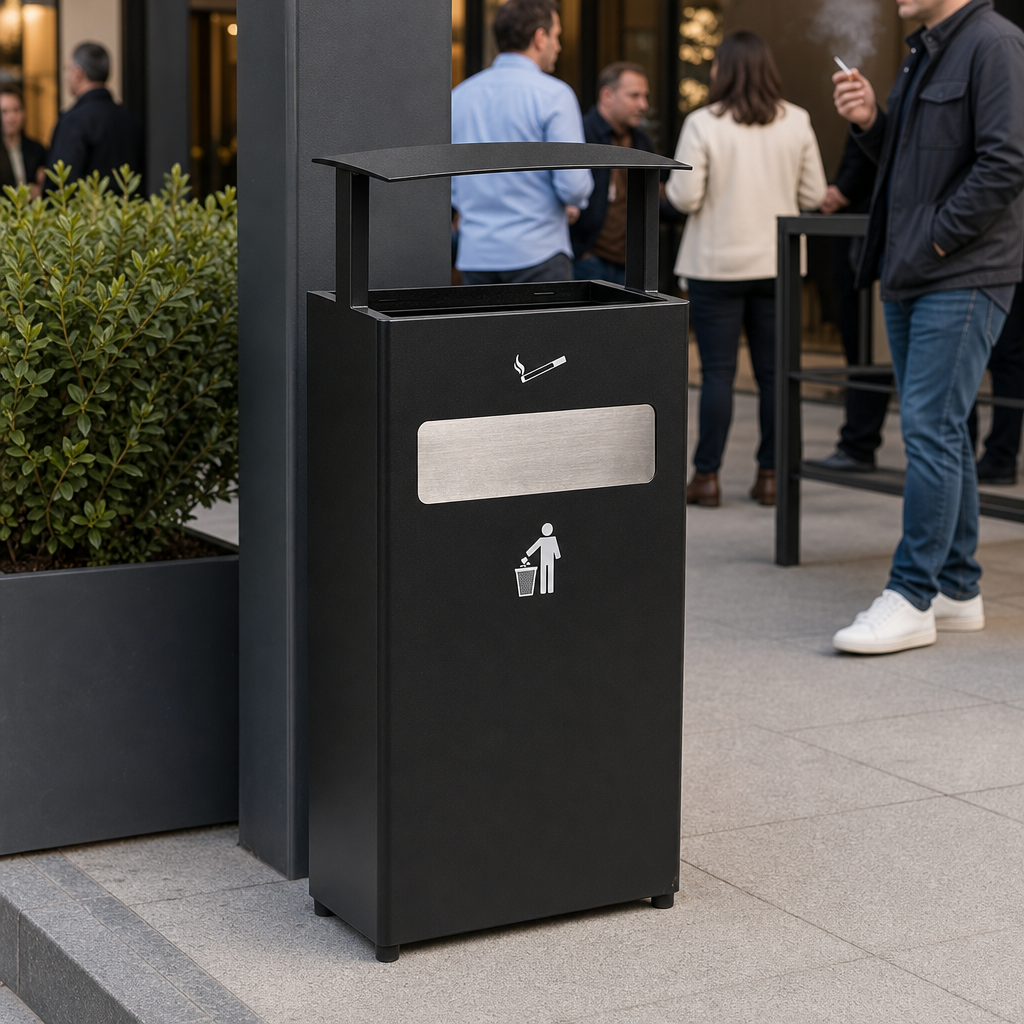Outdoor Cigarette Ashtray Litter Bin 3–6L