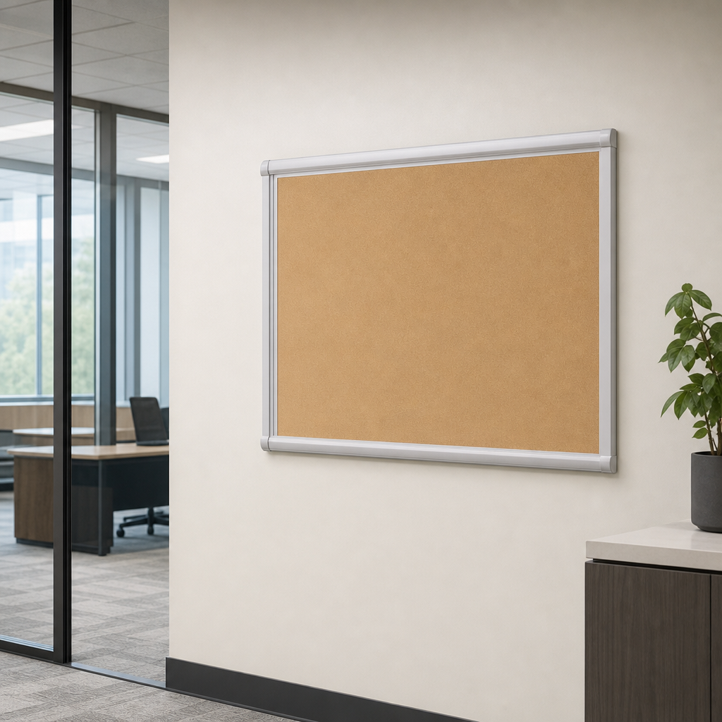 Outdoor Cork Notice Board with Plexiglass Lockable Door