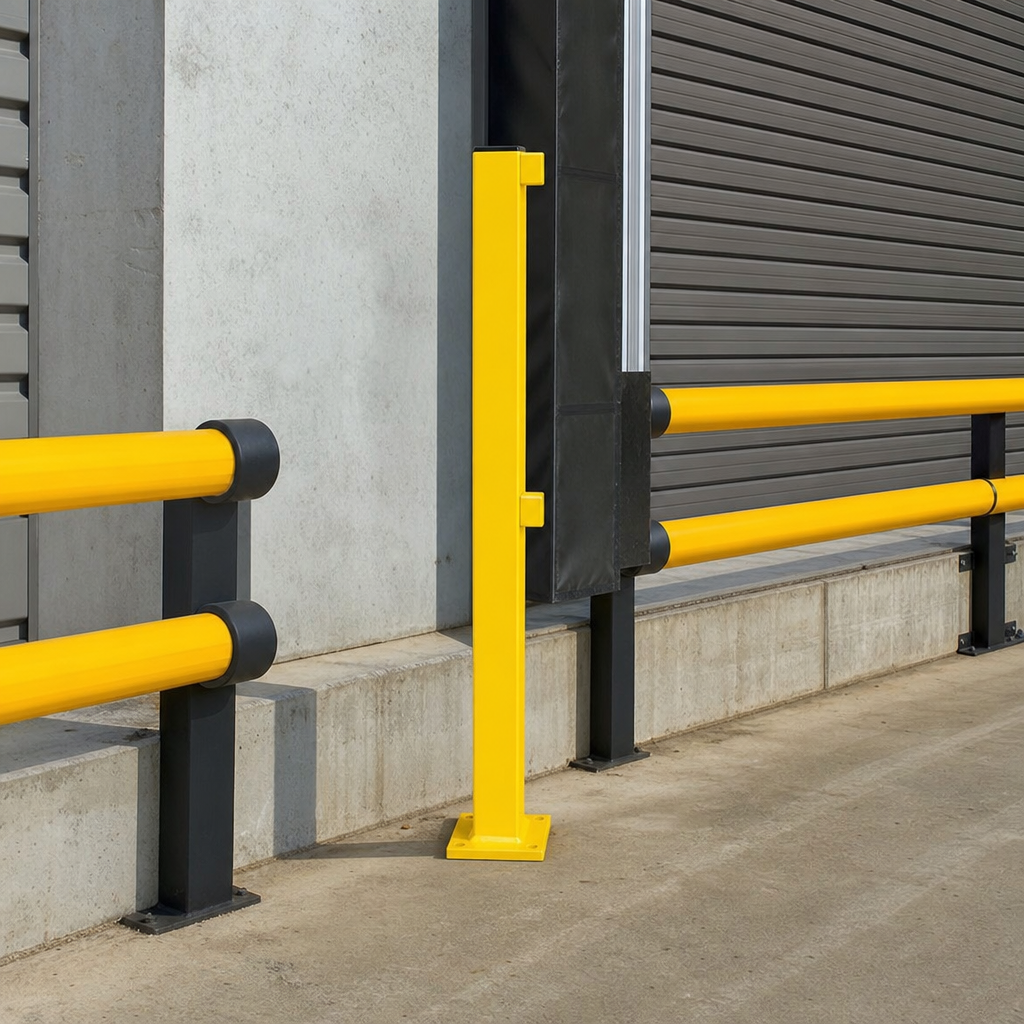 Outdoor Medium Duty Impact Protection Rail System