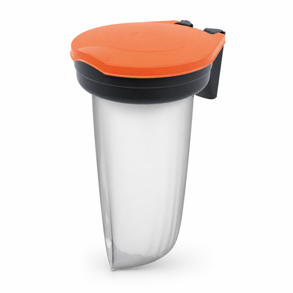 Outdoor Recycling Bin With Colour-Coded Lid Options