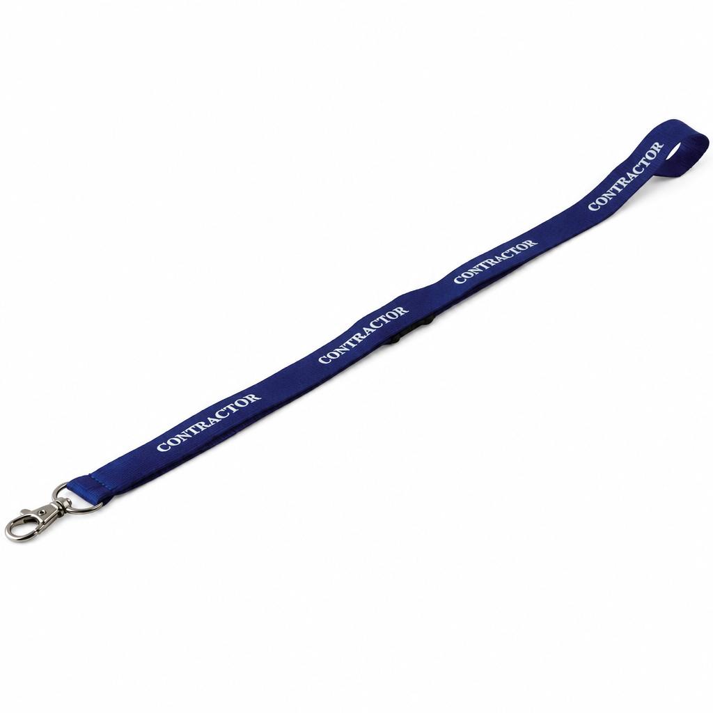 Pack of 10 Textile Security Lanyards with Safety Release