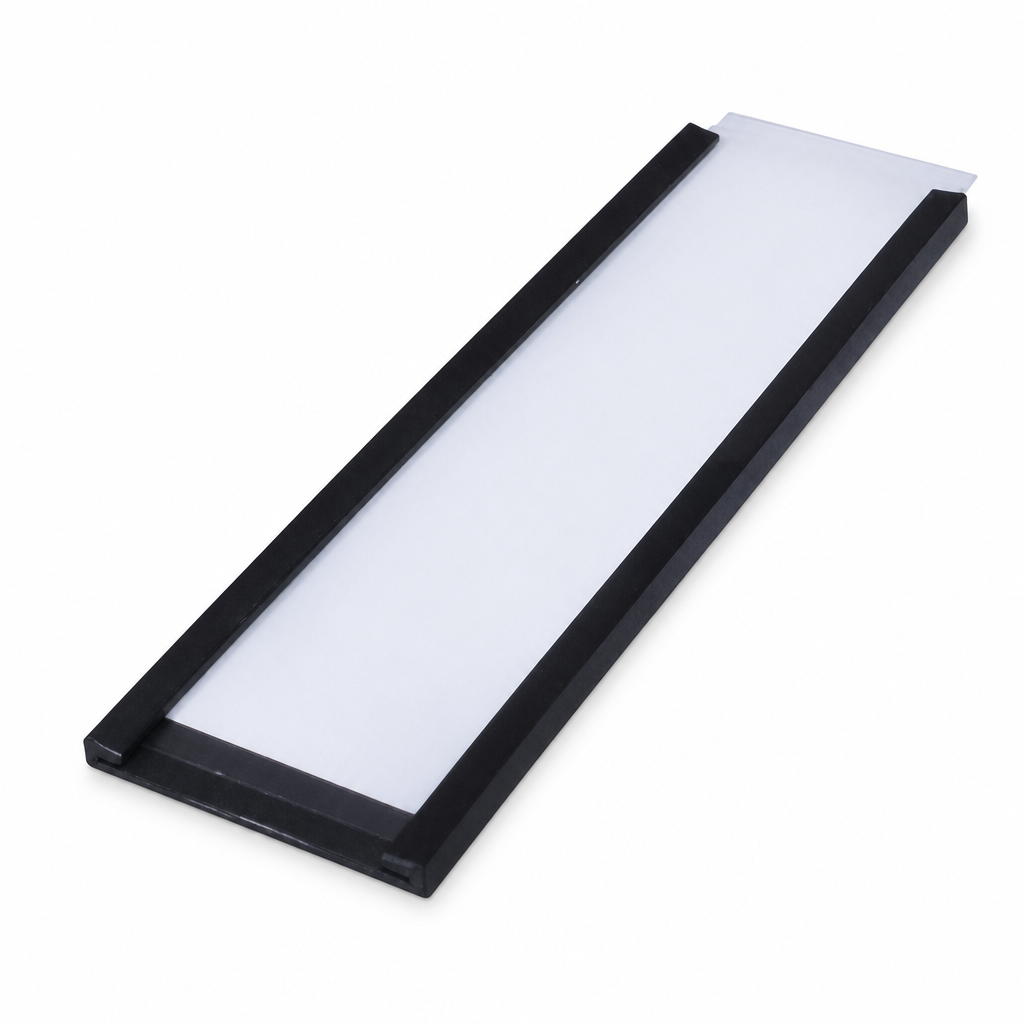 Pack of 100 Magnetic Label Holders with Inserts, 80mm Long