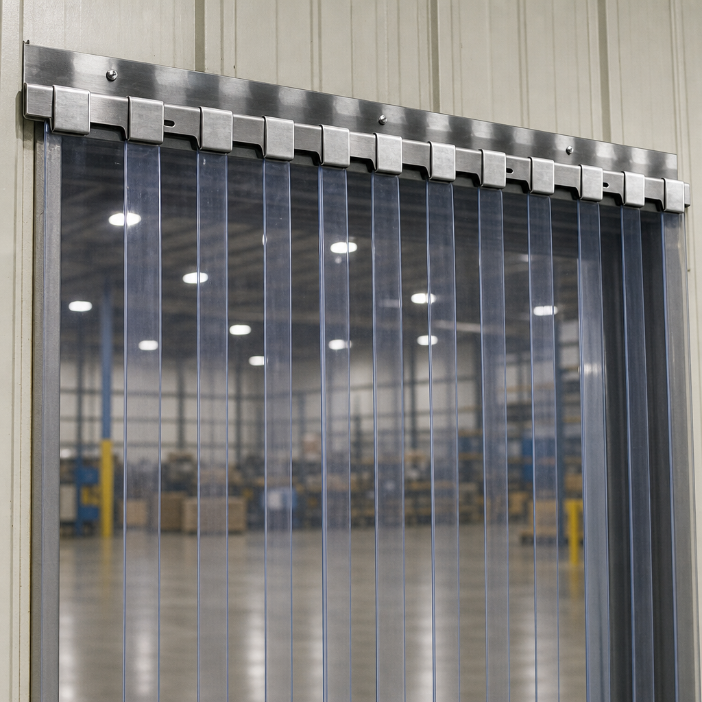 Pack of 5 PVC Curtain Hanging Rails