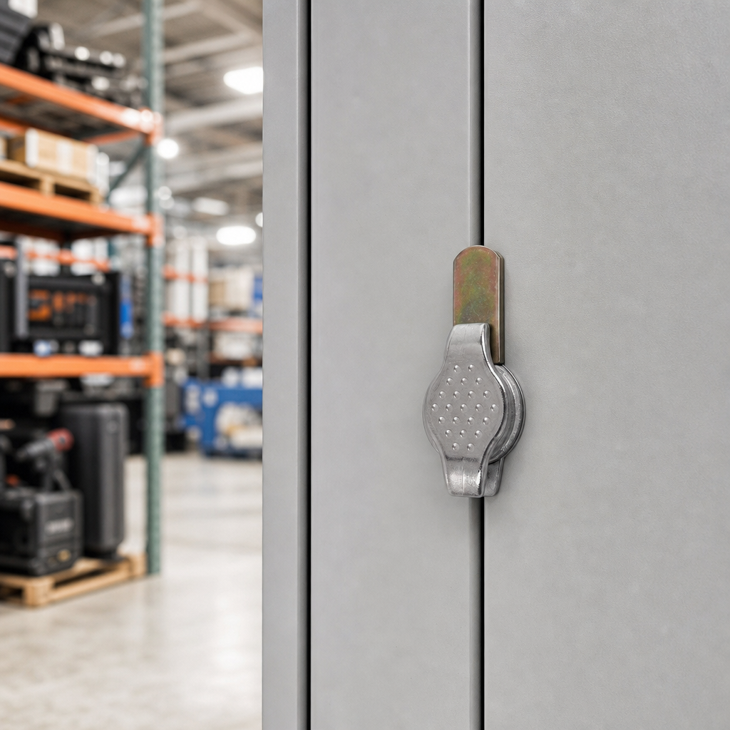 Padlock Holding Lock with Spurs, 20mm Body Length