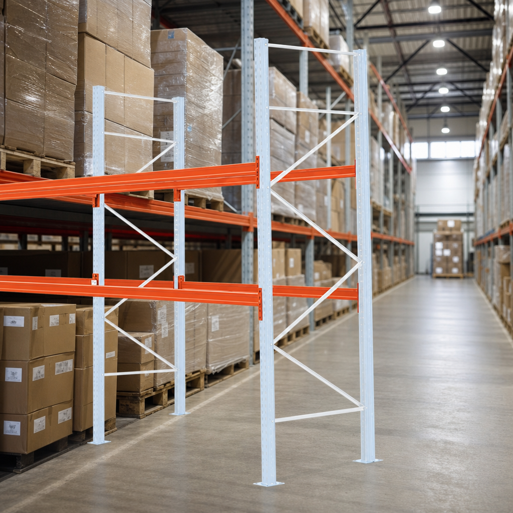 Pair of Heavy Duty Pallet Racking Beams 2000–3000kg Capacity