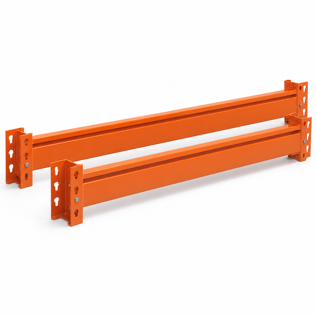 Pair of Heavy Duty Pallet Racking Beams 2000–3000kg Capacity