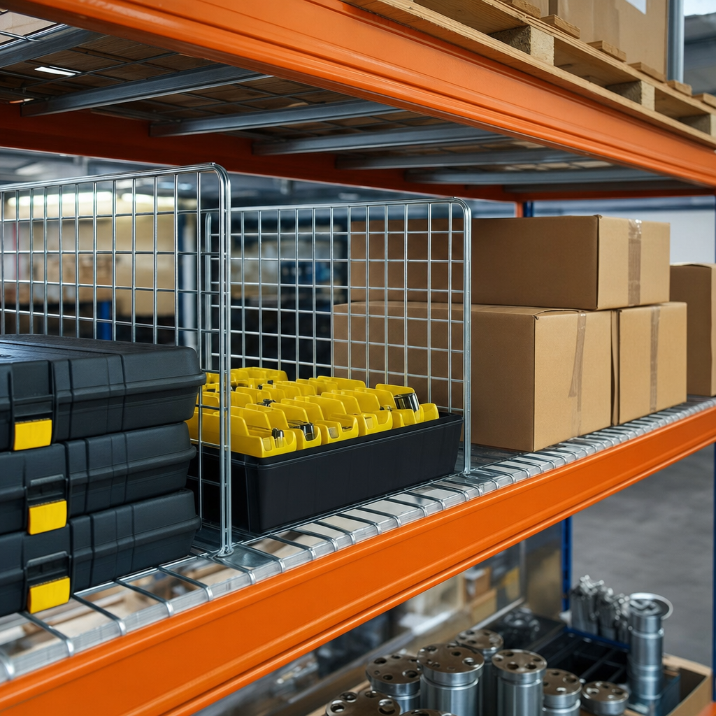 Pallet Racking Wire Mesh Deck Dividers