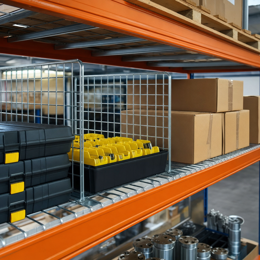 Pallet Racking Wire Mesh Deck Dividers