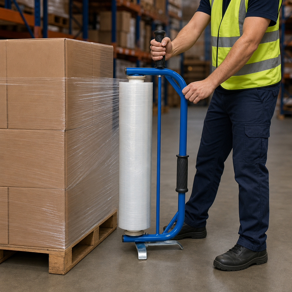 Pallet Wrap Dispenser for Handheld Stretch Film