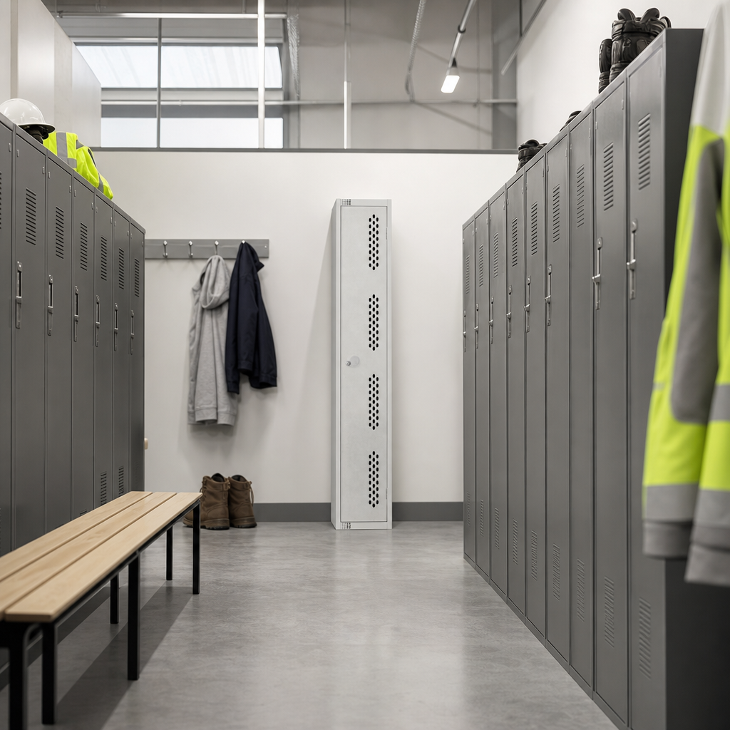 Perforated Door Ventilated Staff Lockers