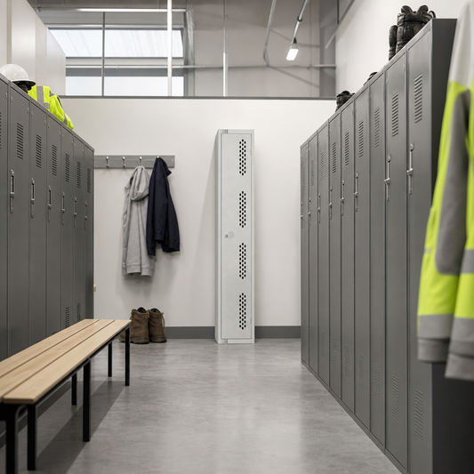 Perforated Door Ventilated Staff Lockers