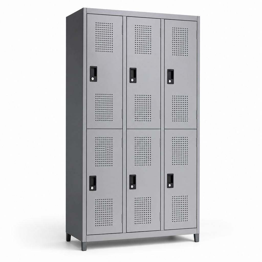 Perforated Door Ventilated Staff Lockers
