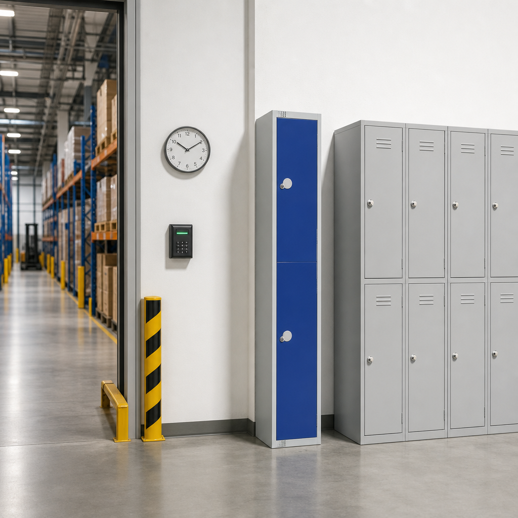Personal Effects Lockers for Mobile Phone and PPE Storage