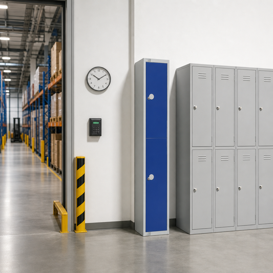 Personal Effects Lockers for Mobile Phone and PPE Storage