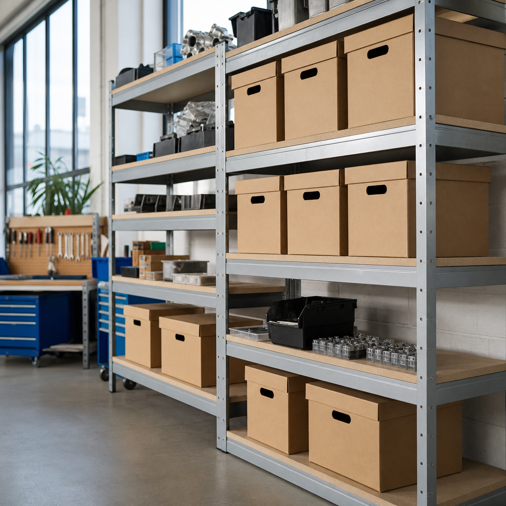 Plain Cardboard Document Storage Boxes