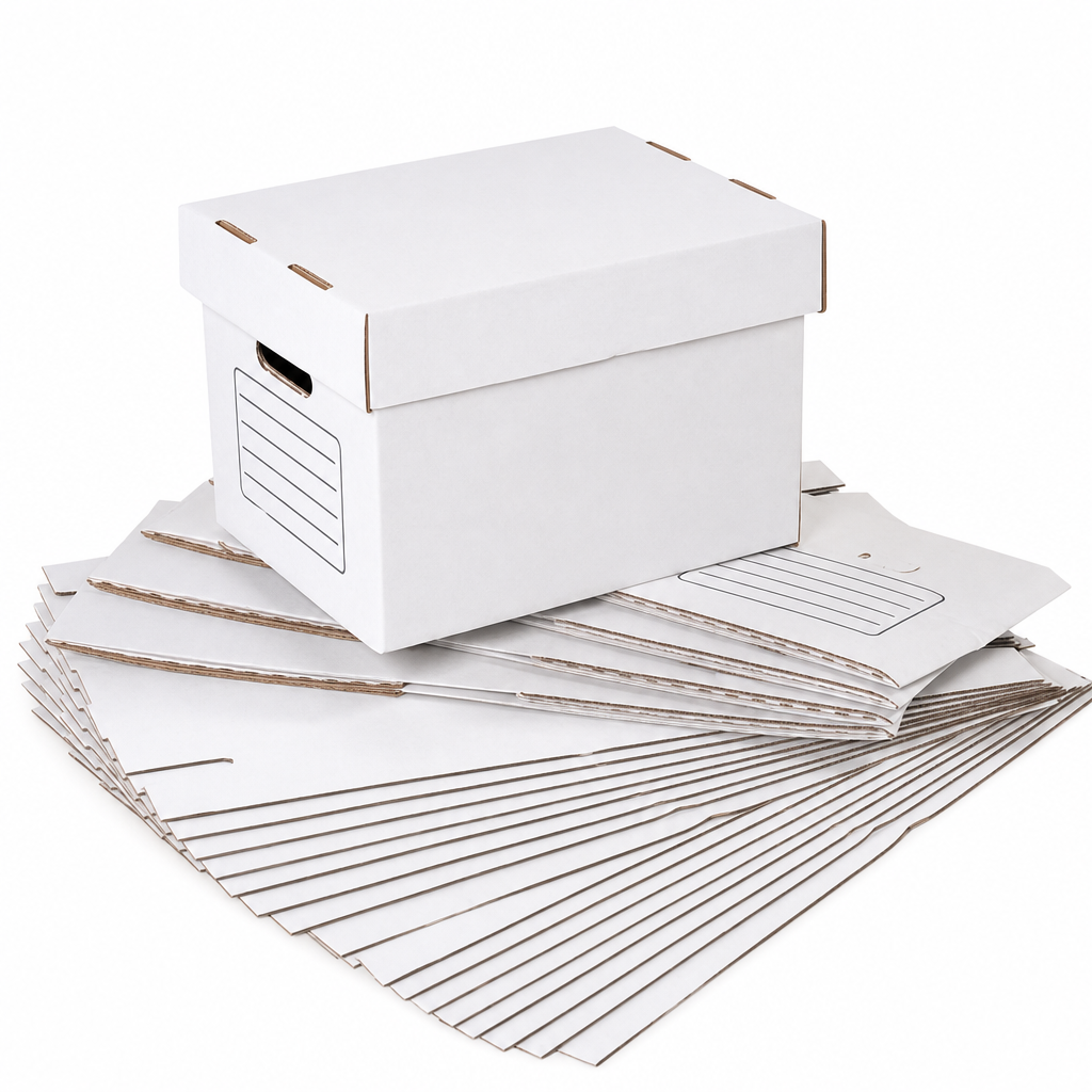 Plain Economy Archive Storage Boxes