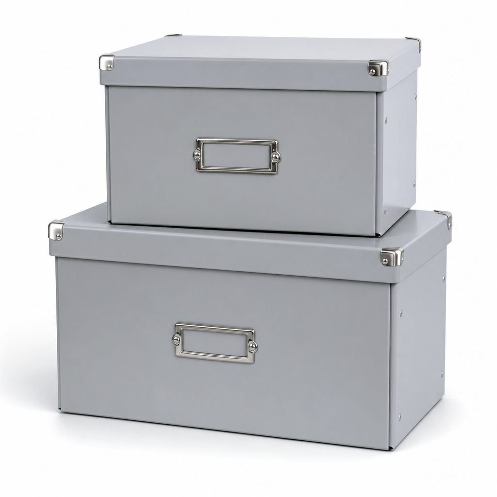 Plain Economy Archive Storage Boxes