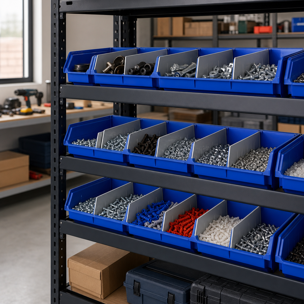 Plastic Bin Dividers for Component Storage Bins