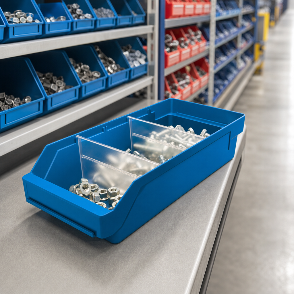 Plastic Bin Dividers for Component Storage Bins