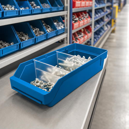 Plastic Bin Dividers for Component Storage Bins