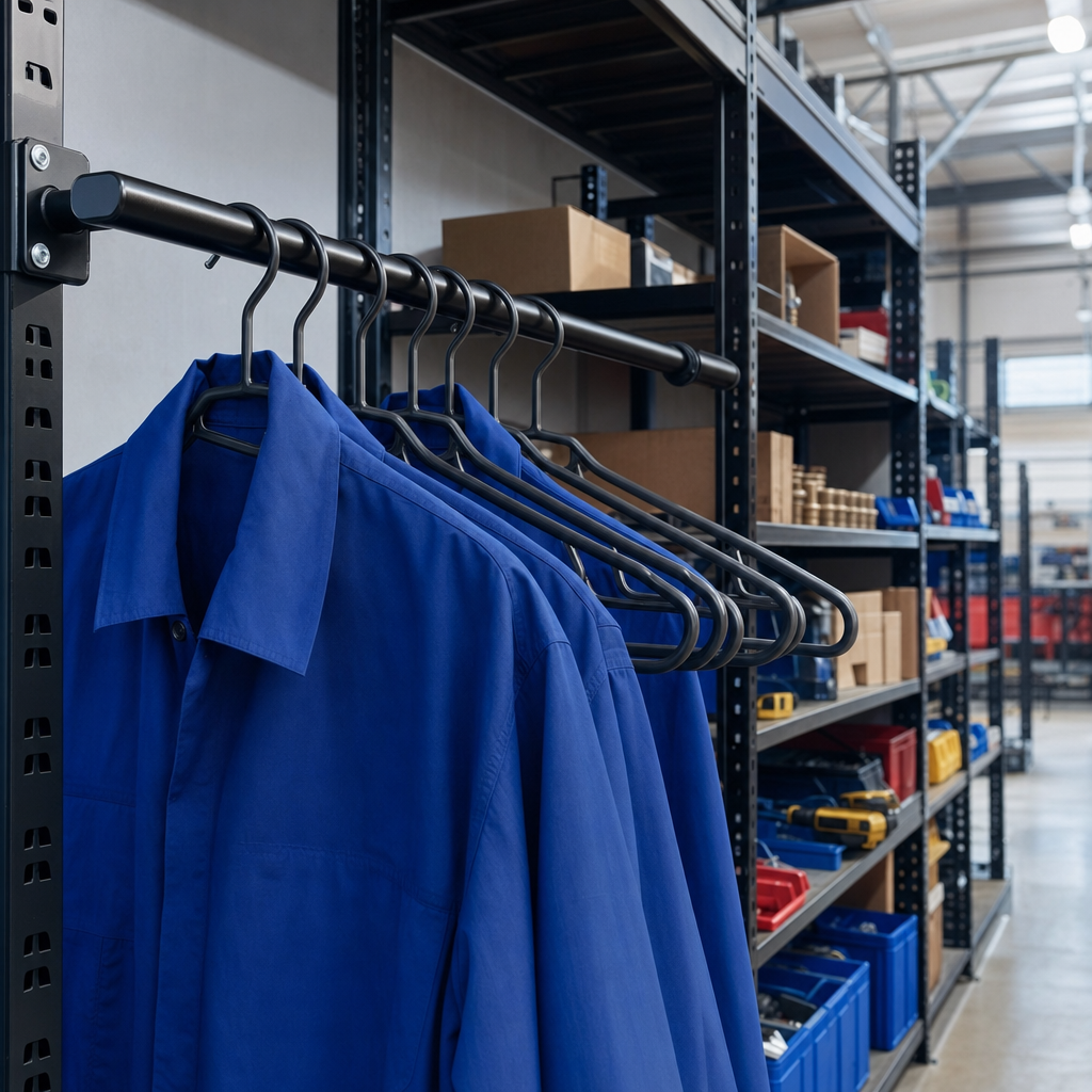 Plastic Coat Hangers for Workplace Changing Areas