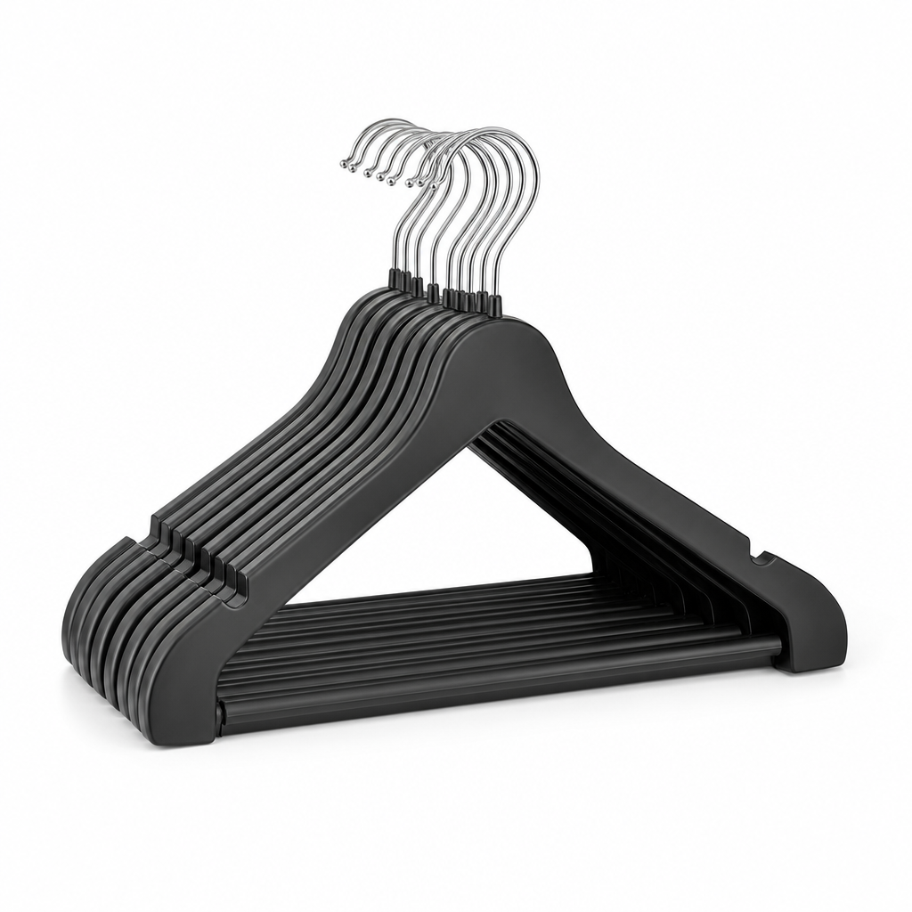 Plastic Coat Hangers for Workplace Changing Areas
