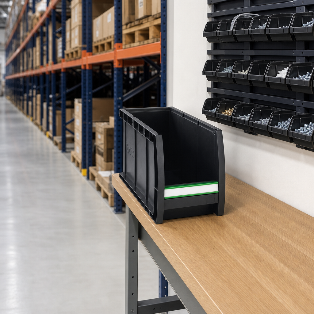 Plastic Component Bin Kits with Mixed Sizes