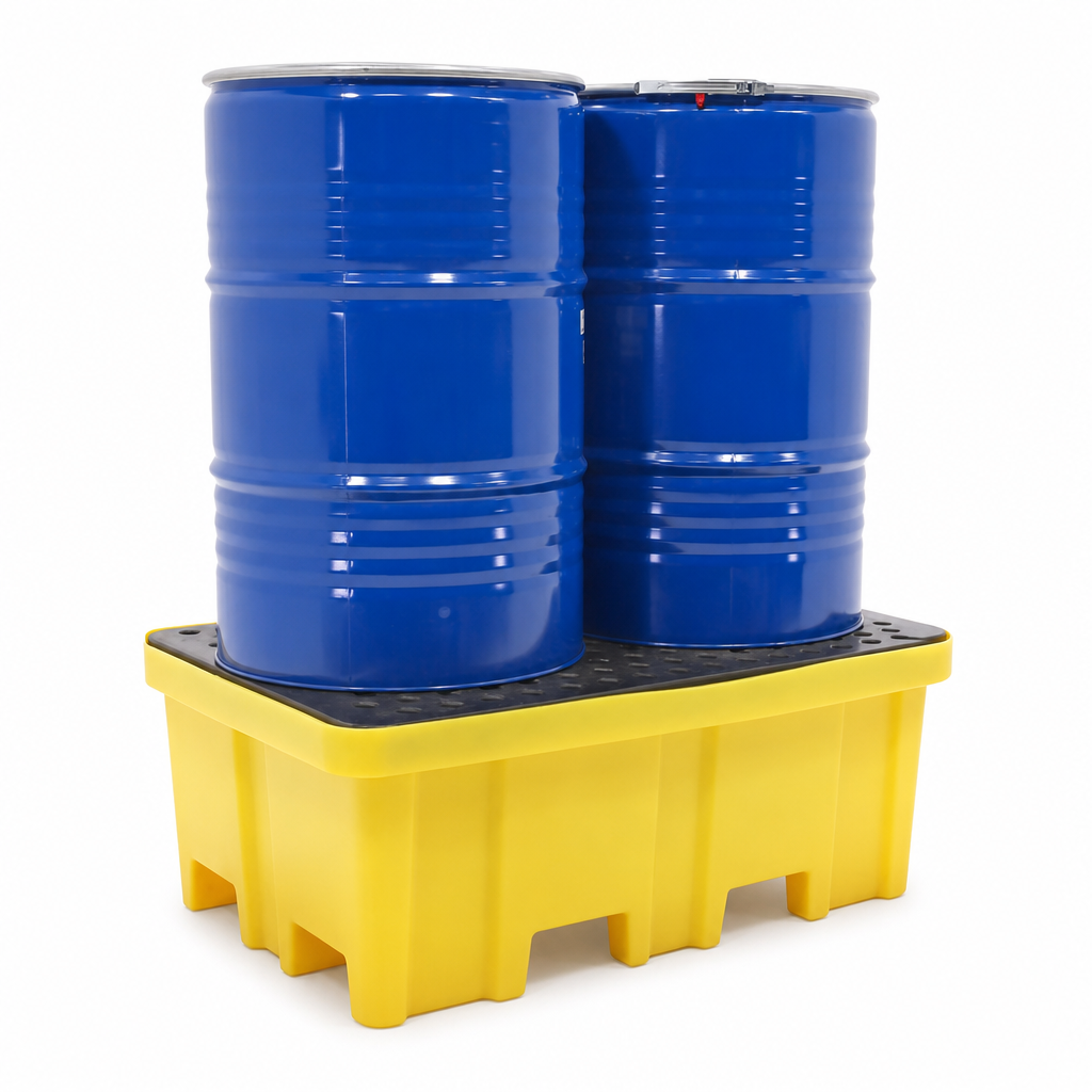 Plastic Drum Spill Containment Bunds