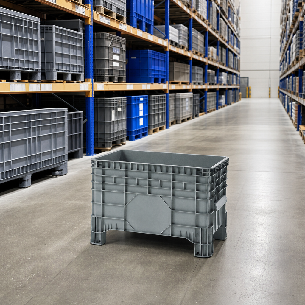 Plastic Pallet Boxes with Feet