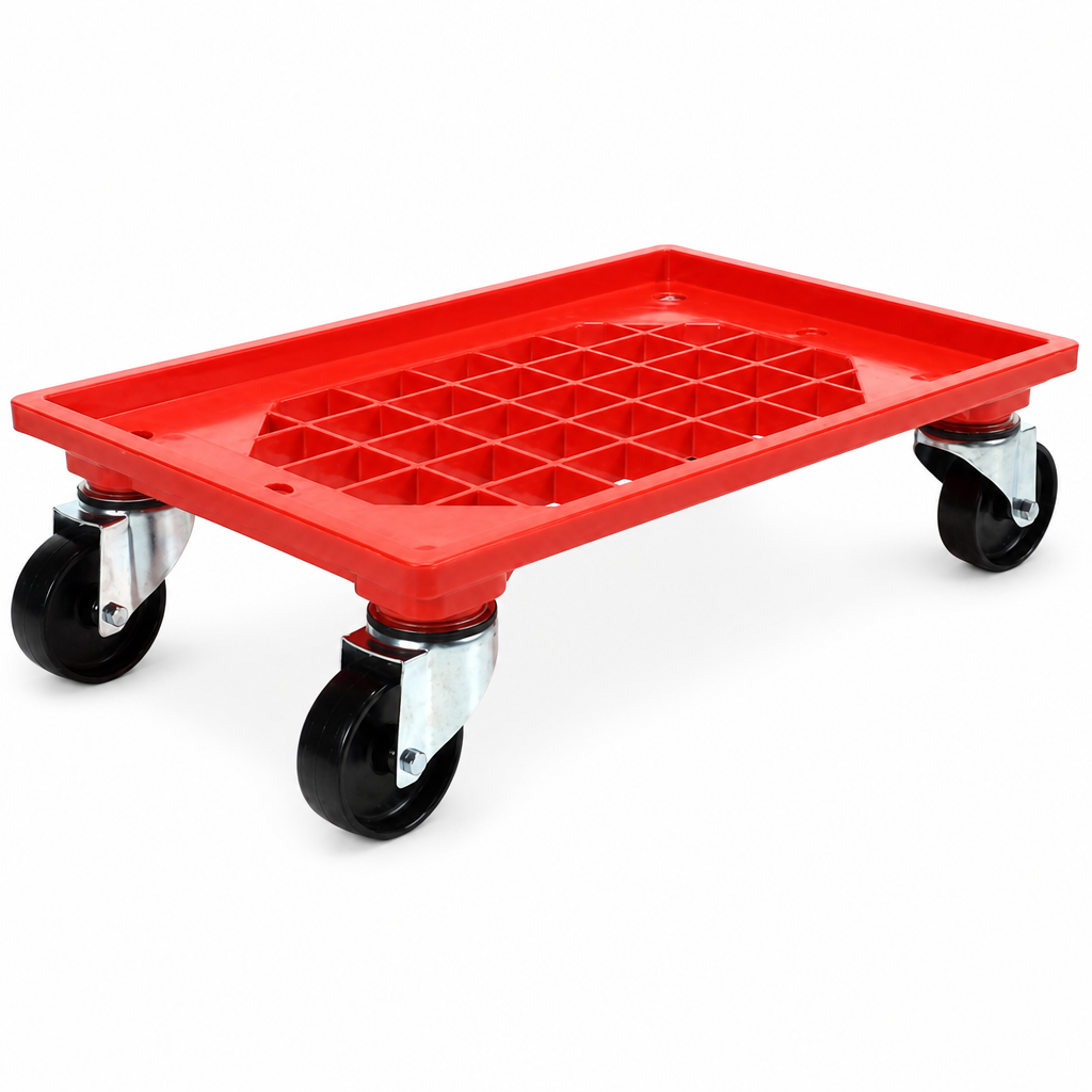 Plastic Rolling Cart for Euro Containers 250kg Capacity