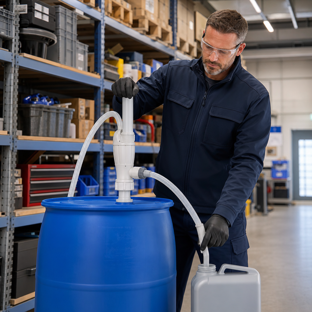 Plastic Siphon Pump for 220 Litre Drums and Barrels